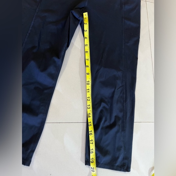 RBX Leggings Capri 3/4 Length Black High Waisted Pockets - Picture 10 of 16
